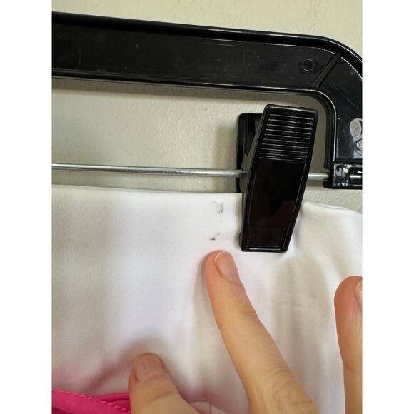 Beach Riot Winnie Wrap Front Skirt in Strawberry White/Pink SZ S - Picture 7 of 10